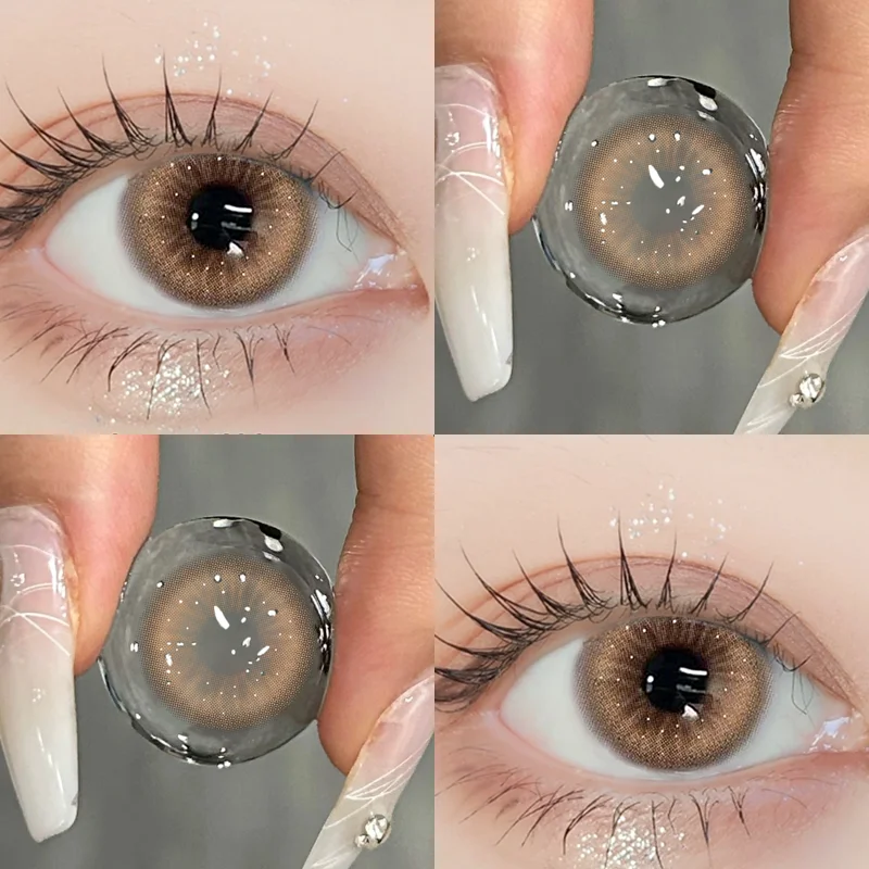 MILL CREEK 1Pair New Myopia Colored Contact Lenses Korean Lenses with diopters Beautiful Pupils Cosmetics Contacts Fast Shipping (art.: 3920cc007b2b3) - 3920cc007b2b3