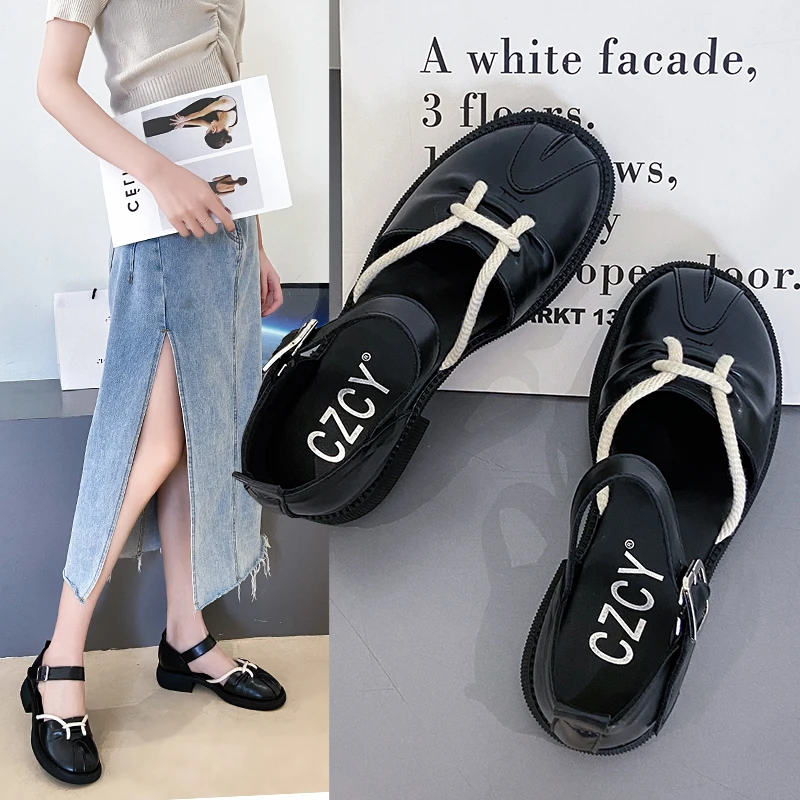 

Женские босоножки на плоской подошве, удобные повседневные сандалии, Размеры 35-40, лето 2022