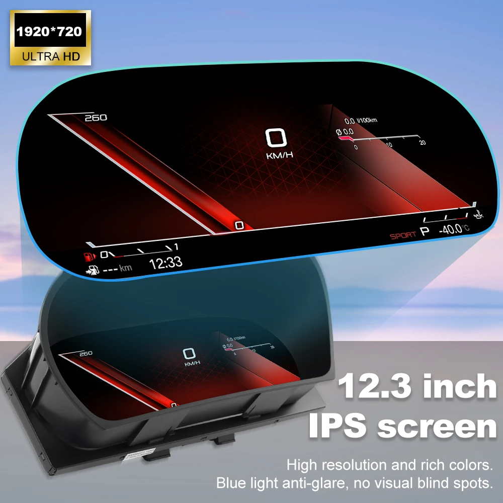 12 3-дюймовая цифровая приборная панель для BMW X5 E70 X6 E71 F15 F16 CCC CIC Цифровая с