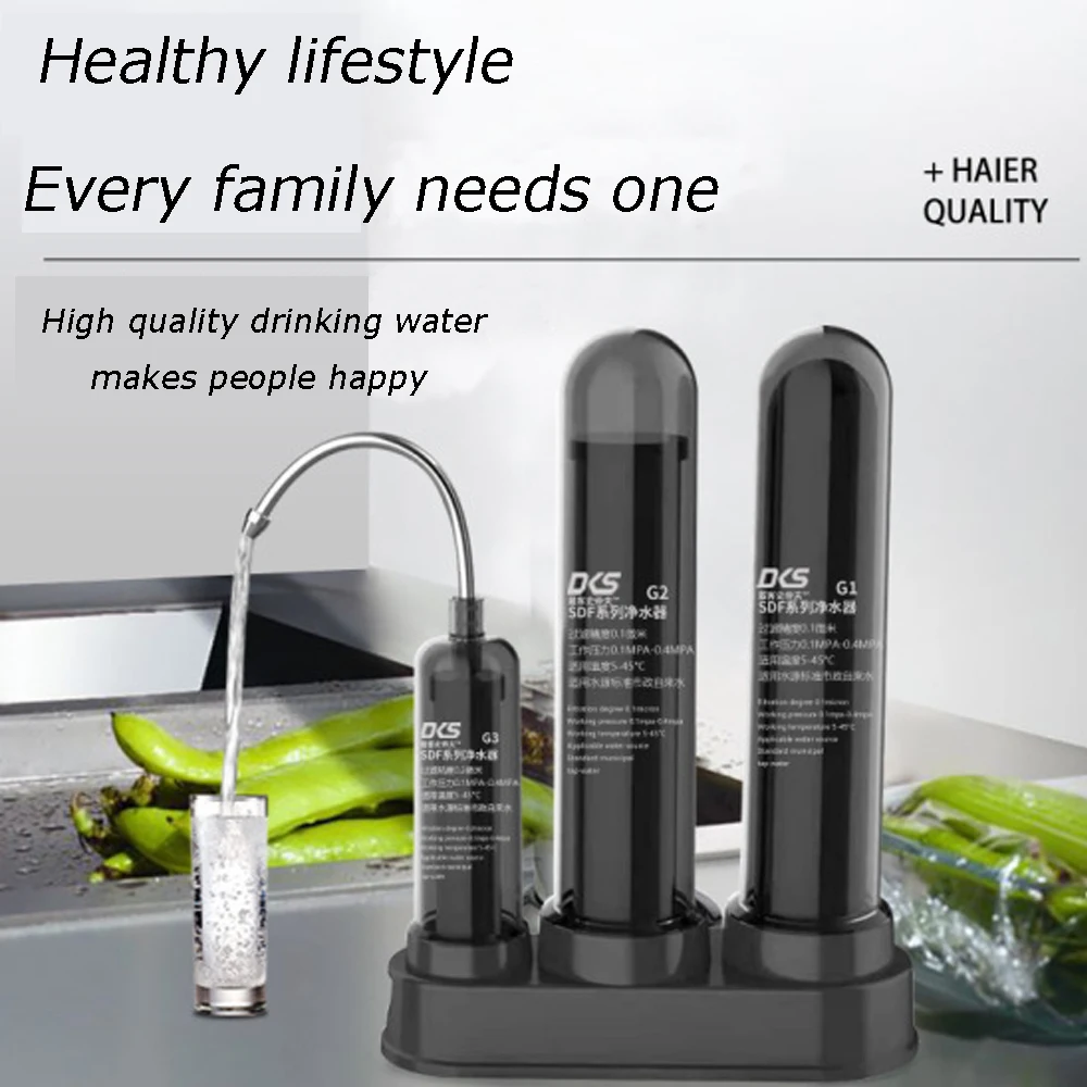 

Kitchen Countertop Water Filter 0.1um And 0.01um Safety Environmental Protection Filter Ceramic Filter Element