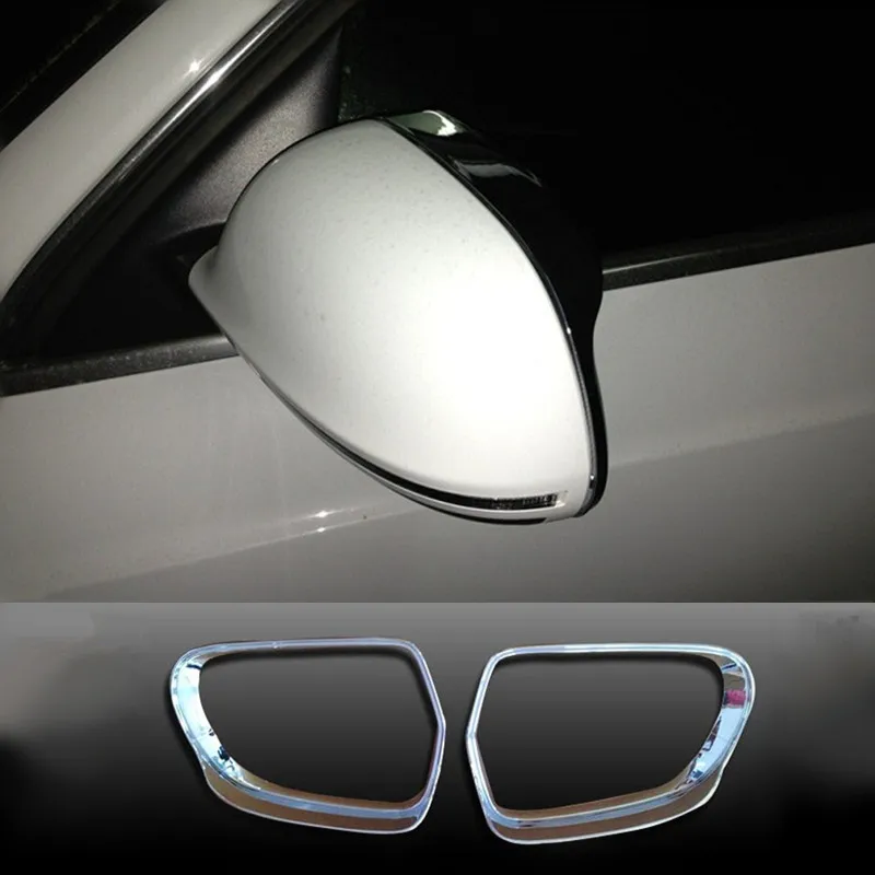 

ABS Car Styling Rearview Mirror Frame Decoration Cover Trim 2pcs For Audi Q3 2013-18 Auto Exterior Modified