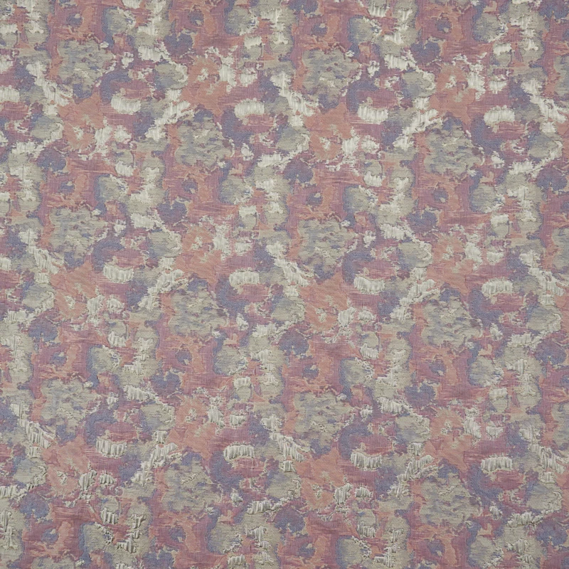 Розовые золотые фиолетовые жаккардовые ткани Текстиль для женщин Дамаск