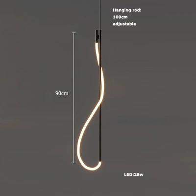 Светодиодные современные подвесные лампы для музыкальных заметок, черные и золотые потолочные светильники с регулируемой яркостью, подвесная люстра для гостиной