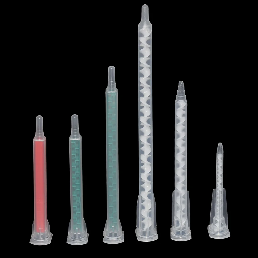 

Static Mixer AB Glues Mixing Tube Epoxy Adhesives Mixing Nozzle Glue Adhesives Cartridges Static Mixing Nozzle for 50ml 1:1 Glue