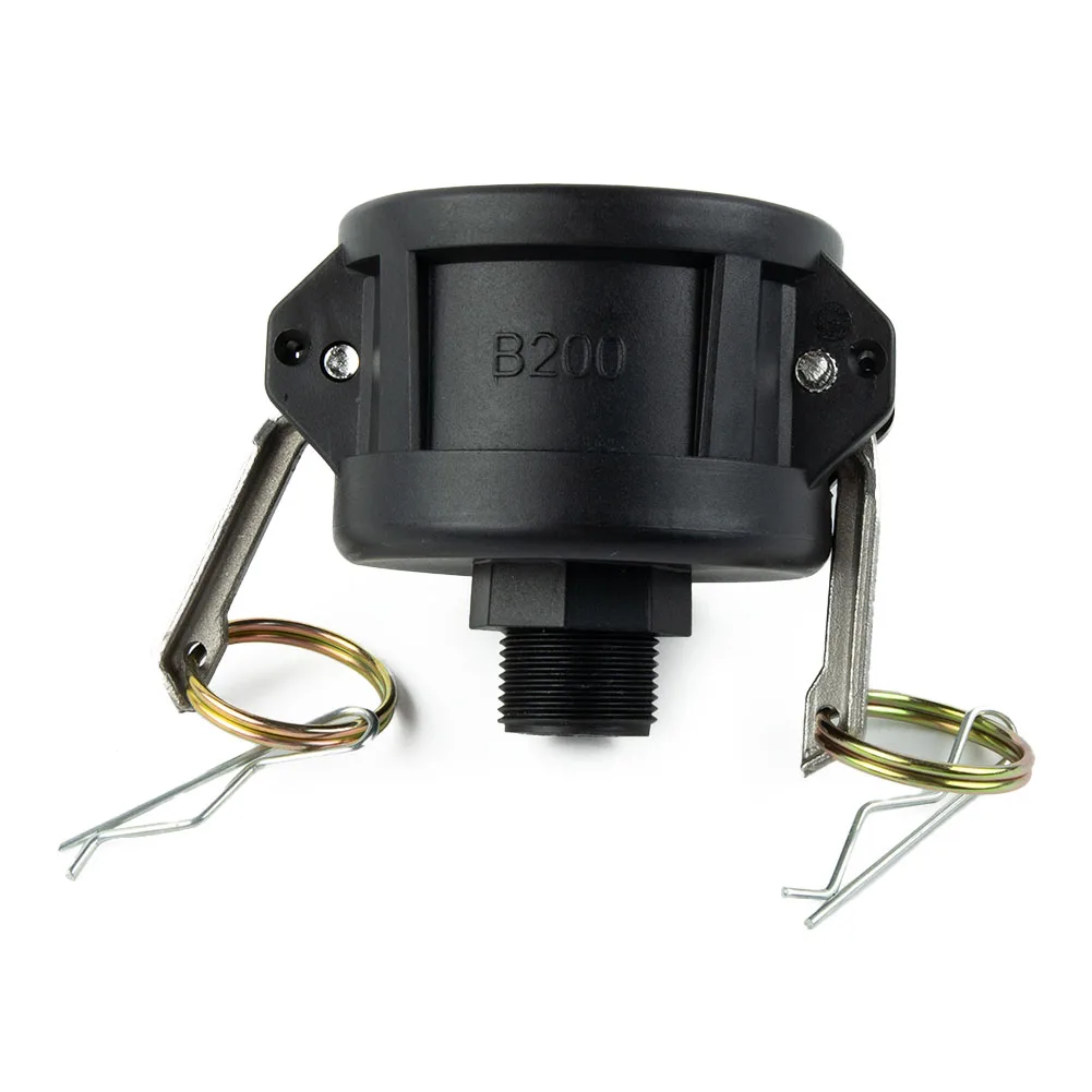 

Gallon IBC Tote Water Tank Drain Adapter 2"Cam Lock For Garden Hose 3/4" IBC Type Suitcase Adapter 4 X 4 X 3.3 Inches