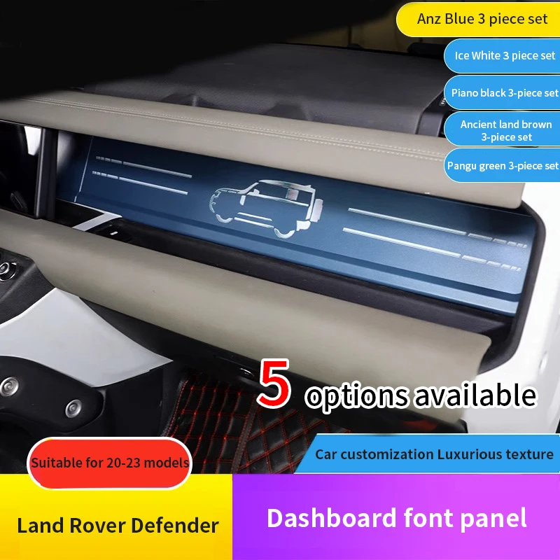 

Suitable for 20-23 Land Rover Defender 90/110 Center Control Dashboard Panel Decoration Modification