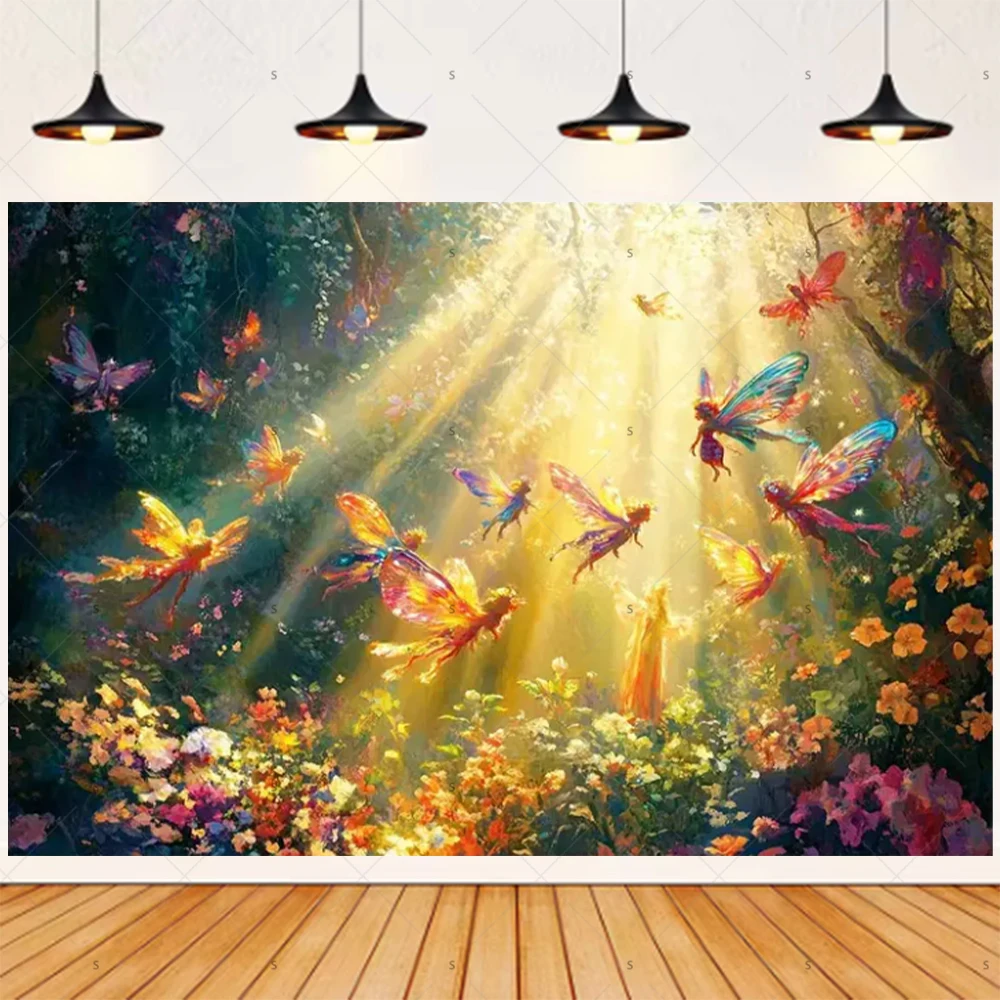 

Фоновое полотно MINISO Волшебный лес для фотосессии