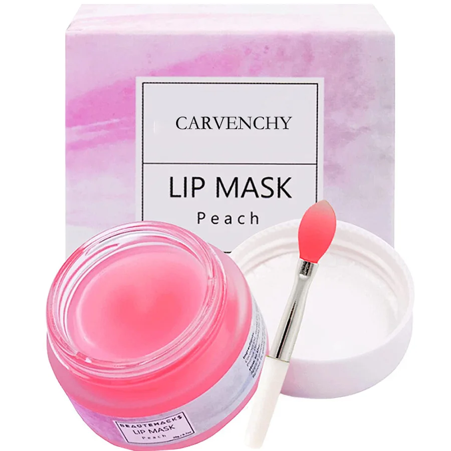 

Peach Essence Lip Balm Lip Sleeping Mask Nutrious Lip Care Moisture Lip Balm Smoothing Dryness Pink Sexy Lips Korean Cosmetic