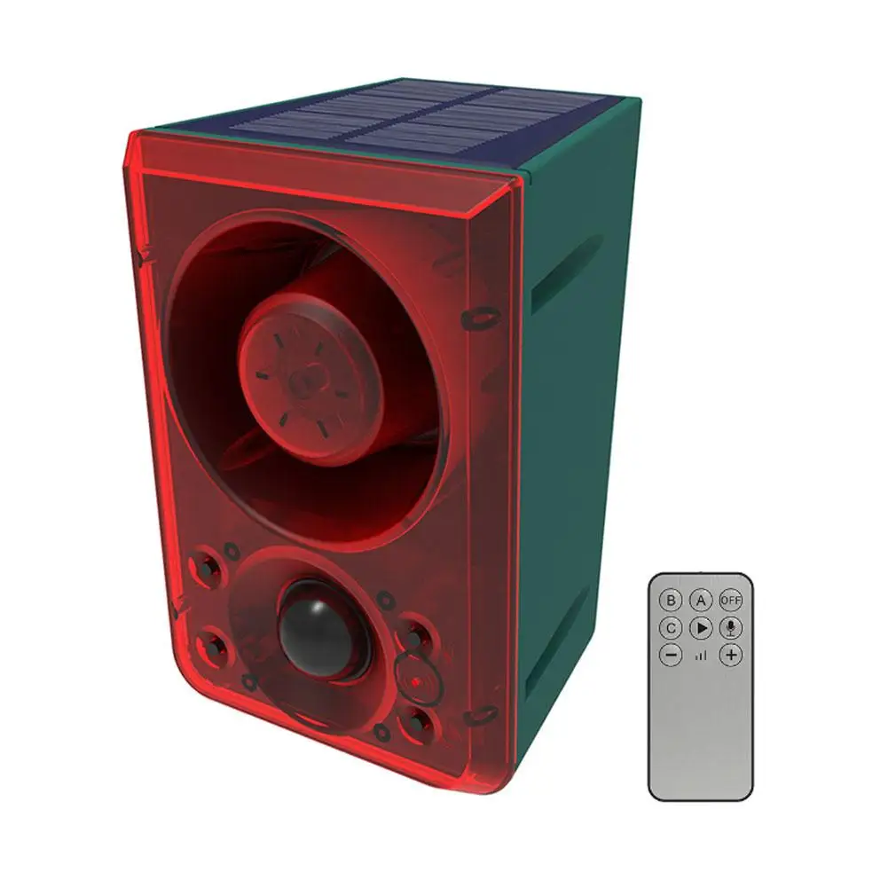 Солнечный инфракрасный датчик движения, сигнализация 129 дБ, сирена, стробоскоп IP65 с детектором движения, ферма, двор, сад, навес для выноса джордж оруэлл скотный двор эссе