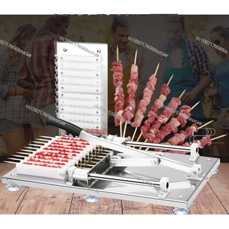 Ручная детская машина для барбекю из нержавеющей стали баранина кебаб ягненка