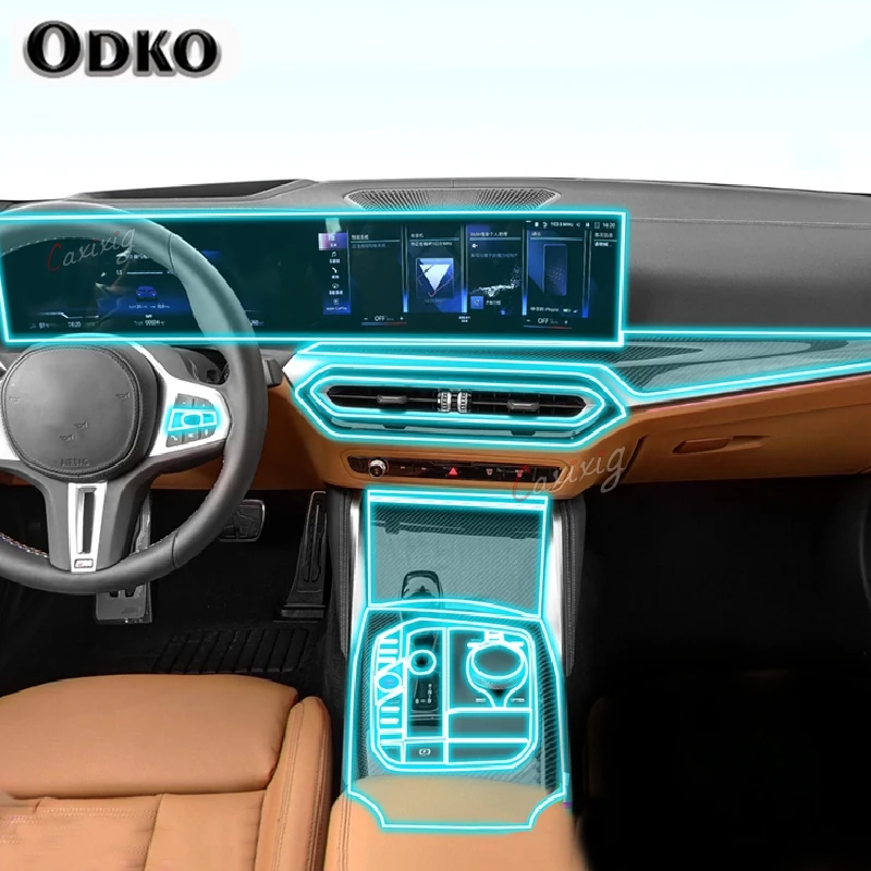 Для BMW i3 i4 G26 2022 2023 Автомобильная интерьерная приборная панель GPS прозрачные