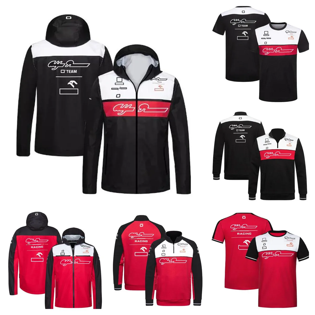

F1 Formula 1 racing hoodie F1 racing polo suit, short-sleeved T-shirt same style customization
