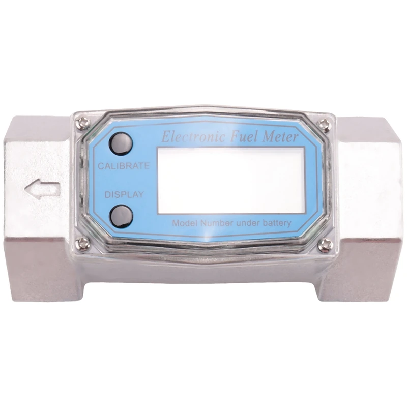 

1.5 Inch LCD Display Fuel Water Flow Meter, Flowmeter Fit For Diesel Kerosene Gasoline Water