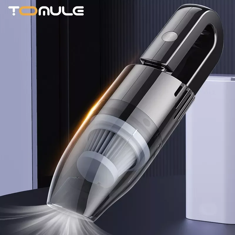 

Автомобильный пылесос TOMULE с беспроводной зарядкой, для дома, двойного назначения, специальный маленький мини-пылесос высокой мощности для ...