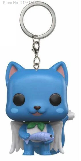 

Милый Кот креативное украшение мультяшный Сказочный хвост и счастливый брелок виниловый экшн-персонаж Коллекционная модель игрушка