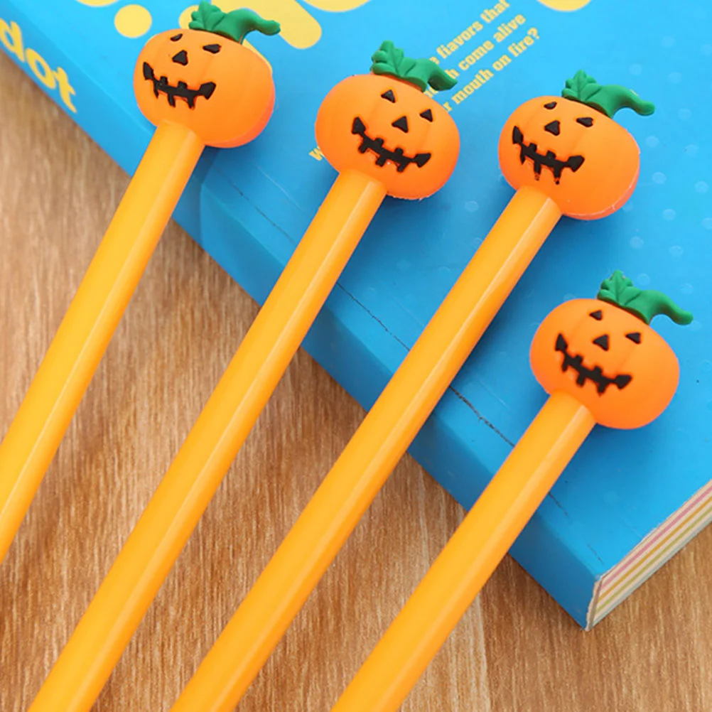 

Writing Pen Halloween Pumpkin Pens Prize Gifts Student Stationery Tool Adorable Gel Party