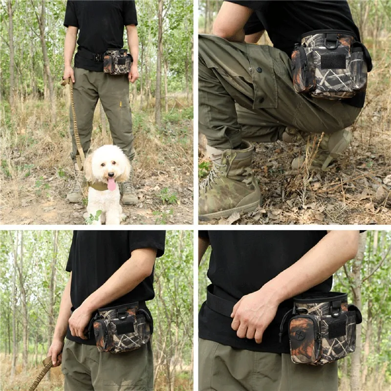 Portable Dog Treat Bag Outdoor Dog Treat Pouch For Training Feeding Bag Large Capacity Pet Trainer Waist Bag Dog Supplies images - 6