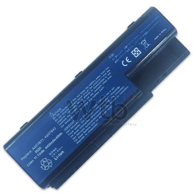Фото Аккумулятор для ноутбуков Acer 5520, 5720G, 5920, 5920G, 5930G (модели AS07B31, AS07B41, AS07B42, AS07B51, AS07B52, AS07B71, AS07B72), 6-элементный №2