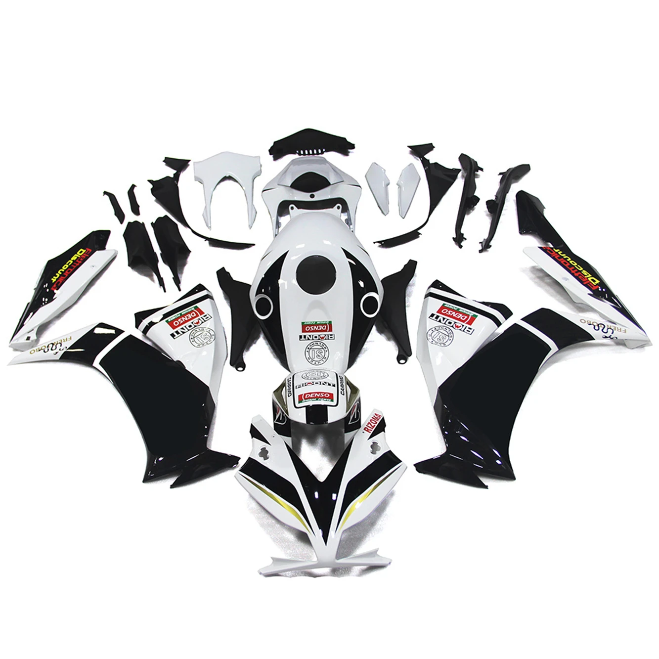 

Novo ABS Toda Motocicleta Carenagens Kits Corpo Completo Carroçaria Acessórios Para HONDA CBR1000RR CBR 1000RR CBR1000 RR 2012