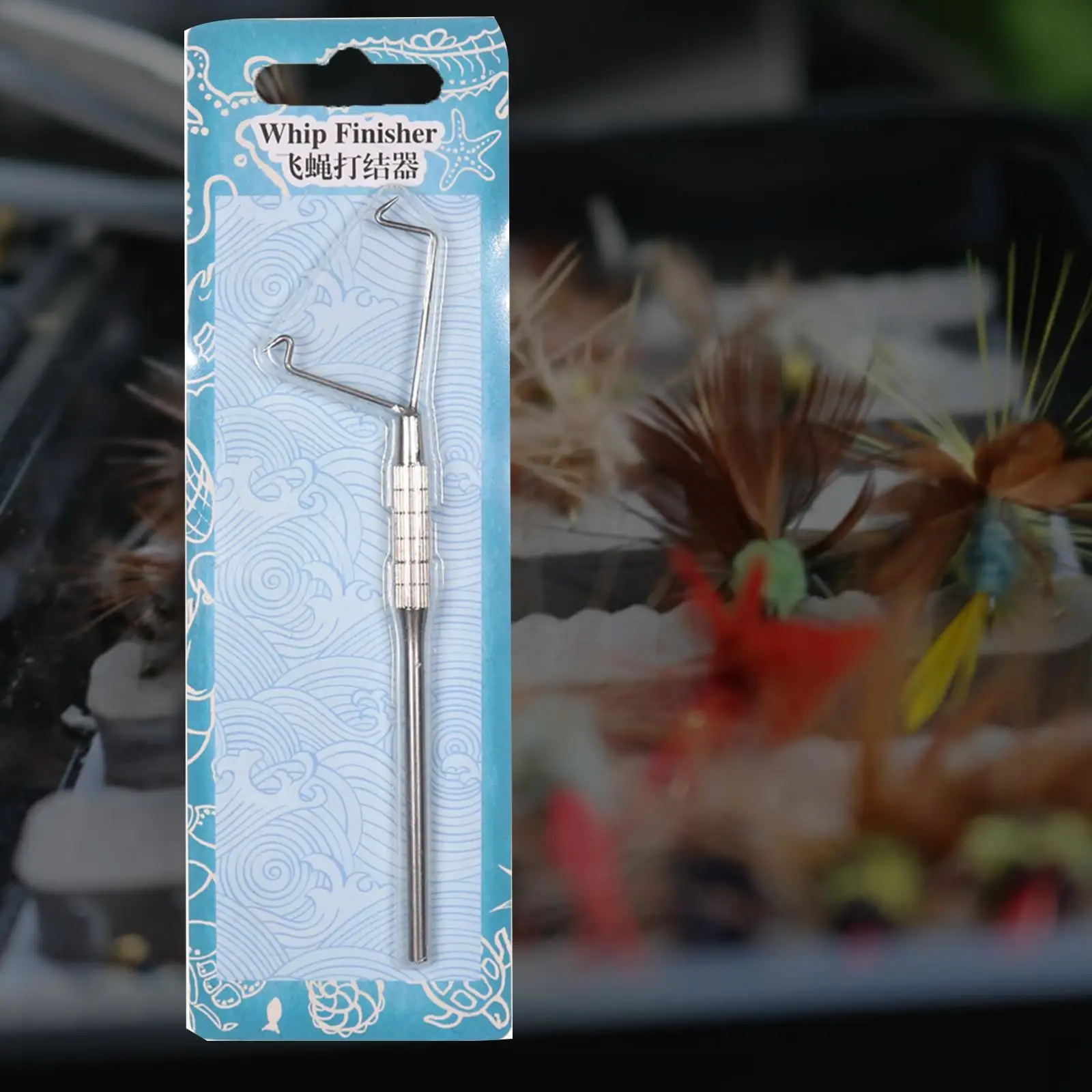 

Fly Tying Whip Finisher Stainless Steel Bait Lure Making Equipment