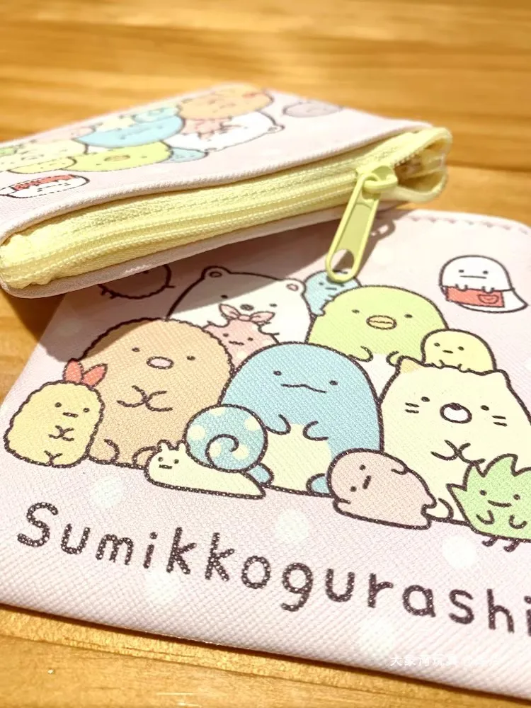 Новые милые детские кошельки из искусственной кожи с рисунком аниме Sumikko gurashi