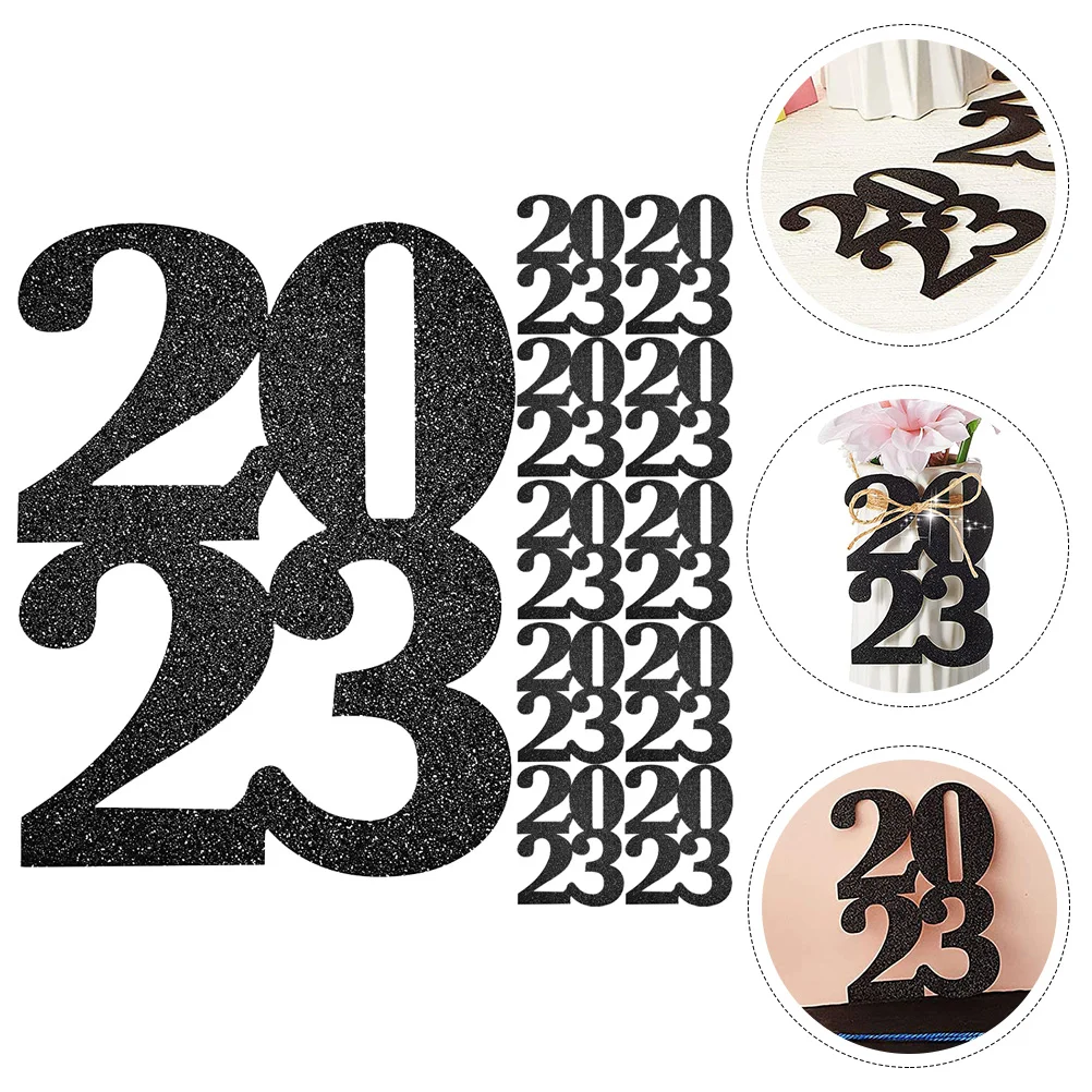 

Tags Glitter Party Grad Signs Banner Year New Graduation Supplies Congratspicks Senior Tabledecoration Topper Decorations Gift