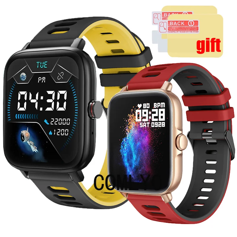 

Силиконовый мягкий ремешок для смарт-часов COLMI P8 MAX GT P20 P28 PLUS