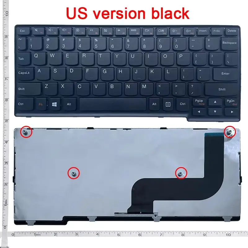 Американская черная новая английская сменная клавиатура для ноутбука Lenovo yoga11s