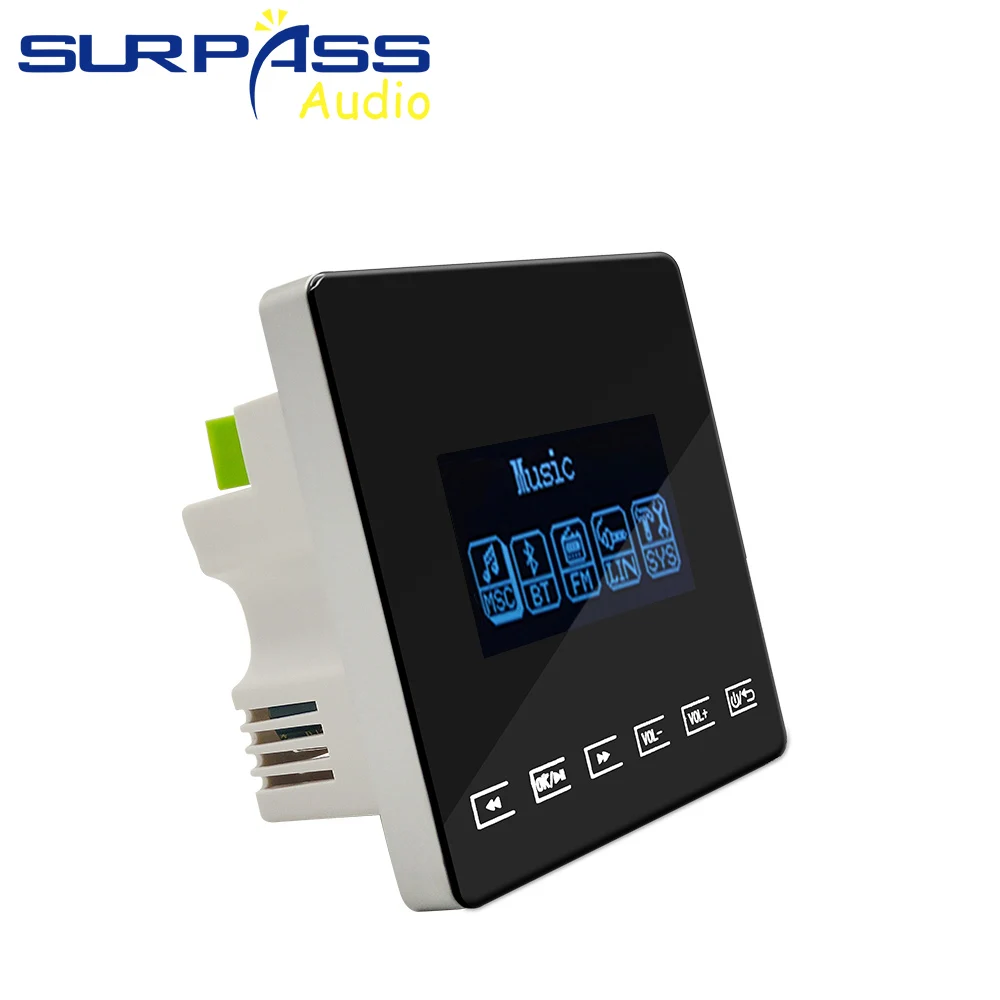 Настенный Bluetooth-усилитель бытовая аудиосистема сенсорный ключ фоновый
