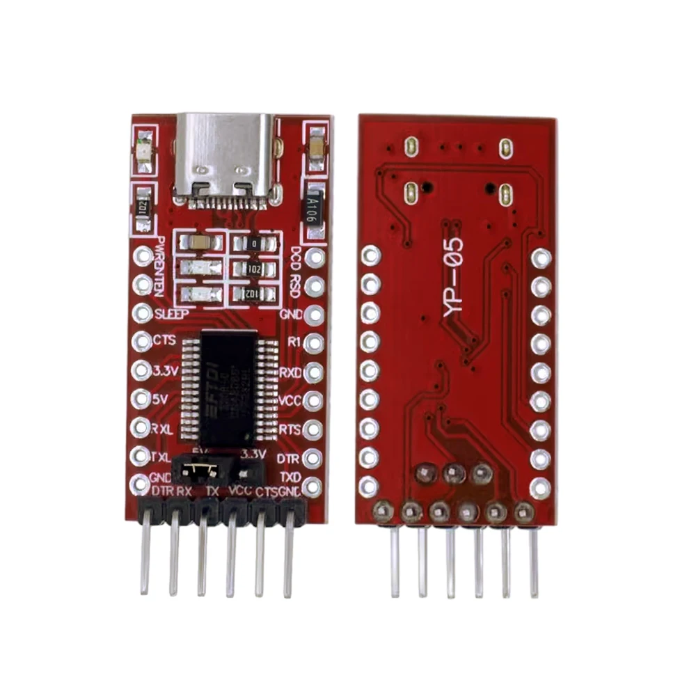 

FT232RL FTDI 3.3V 5.5V Type-C to TTL Serial Adapter Module Mini USB to TTL Serial Converter Module for Arduino FT232 Mini Port