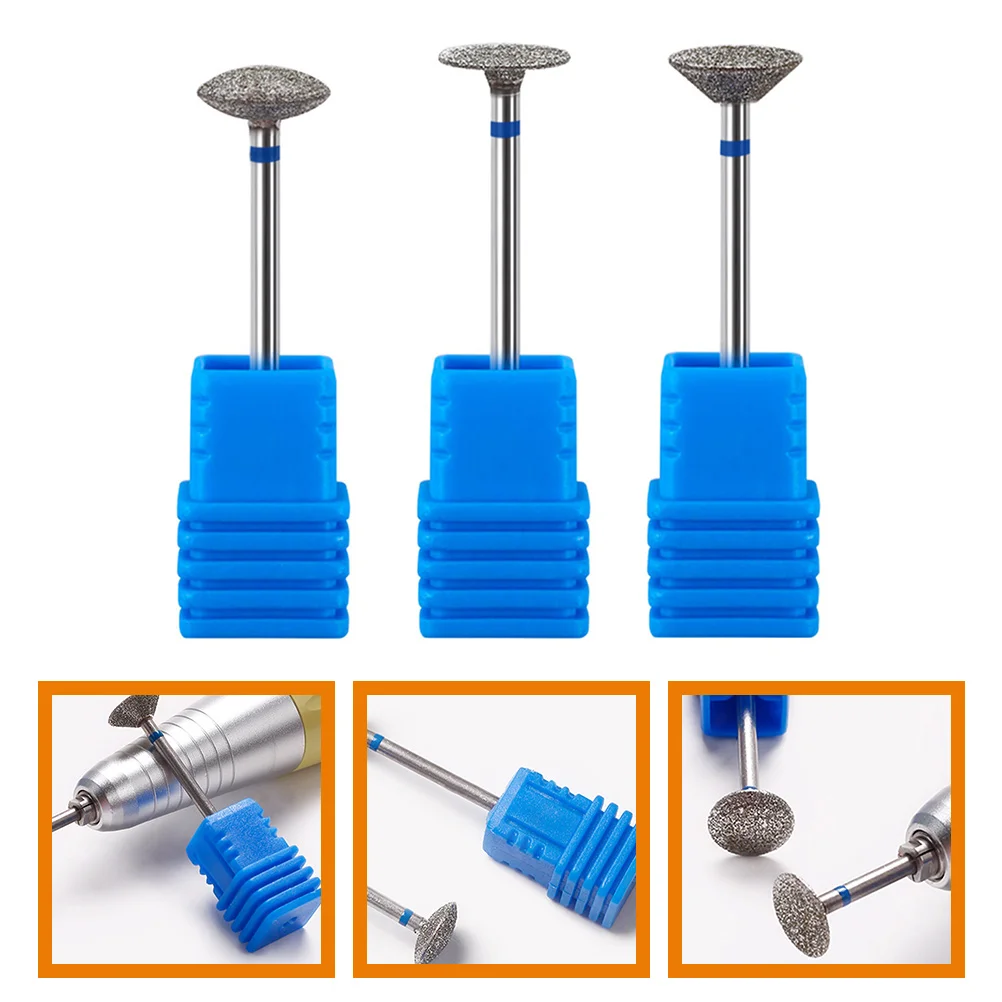 

3 pcs Nail Drill Bits Nail Drill Bits Manicure Drill Bits Cuticle Nail Drill Bits