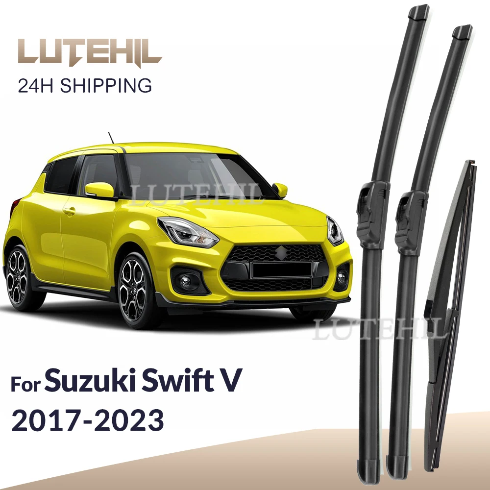 

Для Suzuki Swift V AZ 2017-2023 2018 2019 2020 стеклоочиститель передние и задние щетки стеклоочистителя лобовое стекло щетки для окон 21 "+ 18" + 10"