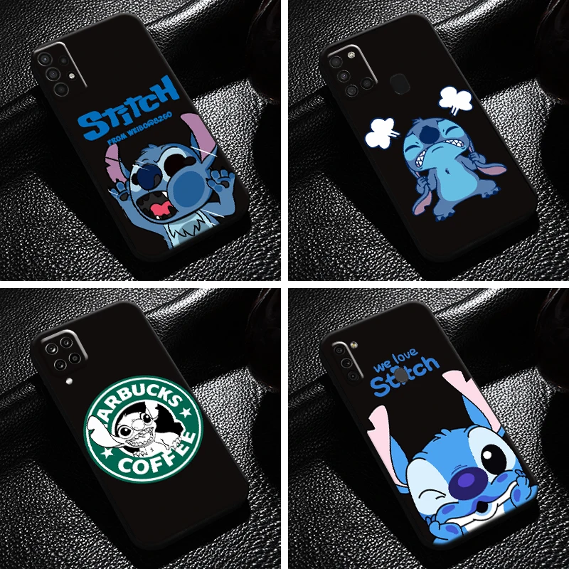 

Cartoon Cute Lilo Stitch For Samsung Galaxy A11 A12 A20 A21 A21S A22 A31 A32 A42 A51 A52 A70 A71 A72 5G Phone Case Back Funda