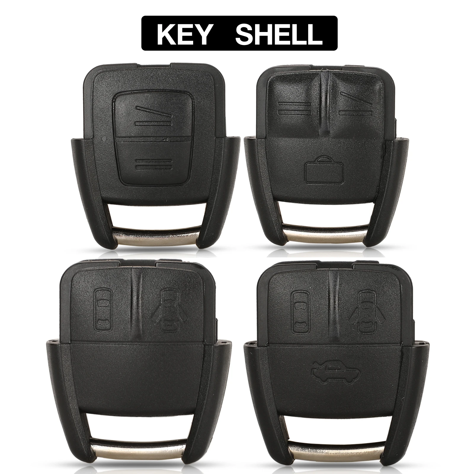 

jingyuqin 2/3 BTN Remote Car Key Shell Case For OPEL VAUXHALL Vectra Zafira Omega Astra Chevrolet Viva BRASIL ASTRA VECTRA