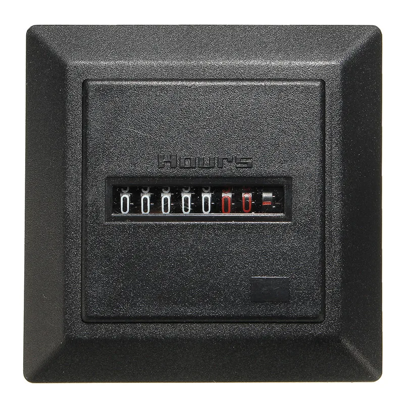 

HM-1 Timer Square Counter Digital 0-99999.99 Gauge 0.3W AC220-240V / 50Hz AC Hour Meter Hourmeter