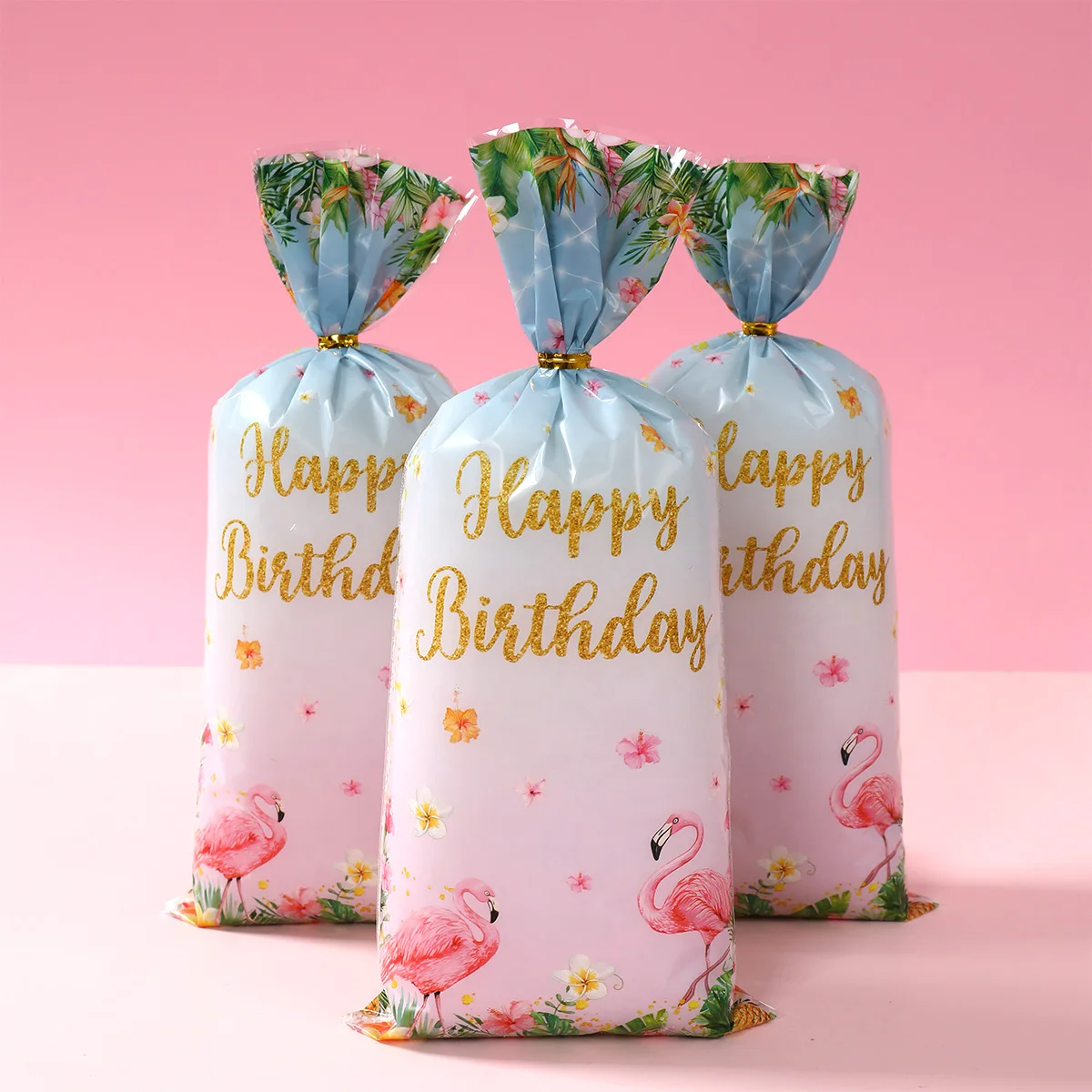 Гавайский фламинго печенье десертная сумка сумки для конфет декор вечеринки в