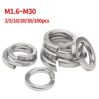 m1 6 m2 m2 5 m3 m4 m5 m6 m8 m10 m12 m14m27 a2 304 stainless steel split spring split lock washer lock elastic washer gb93