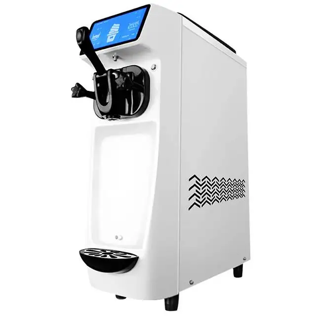 

Single Head Ice Cream Maker For Easy Cleaning Burger Shop Ice Cream Machine
