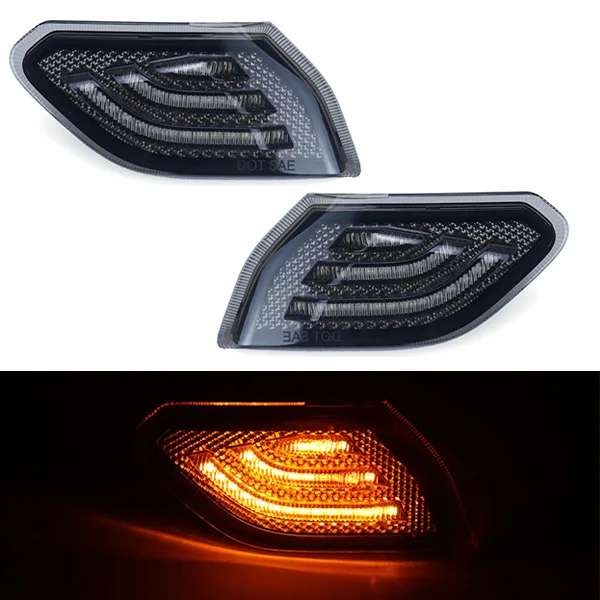 

2 шт. для Wrangler JL Sport 2018 + для Gladiator JT Sport 2020 + переднее крыло, боковой габаритный фонарь UPC 816165028953 Лампа указателя поворота