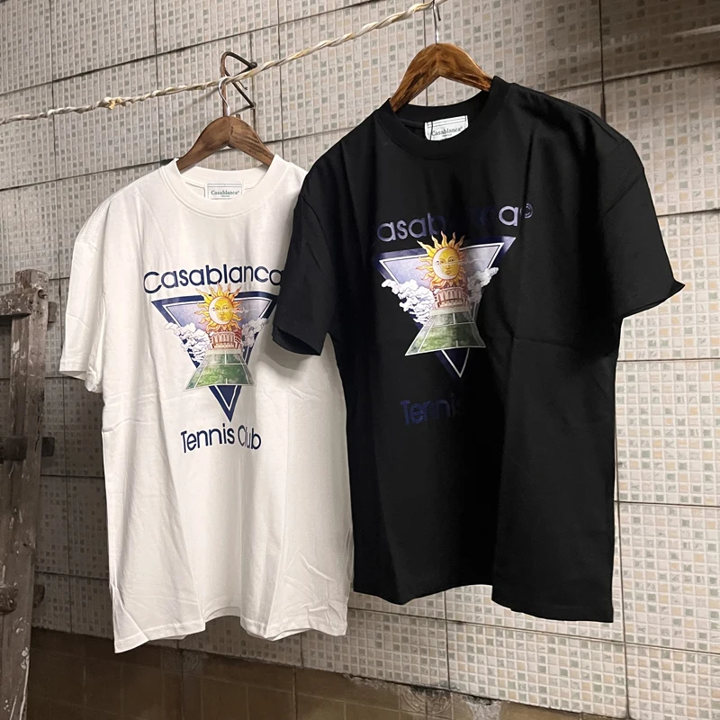 

Футболка Мужская/Женская свободная с коротким рукавом и принтом в виде облаков