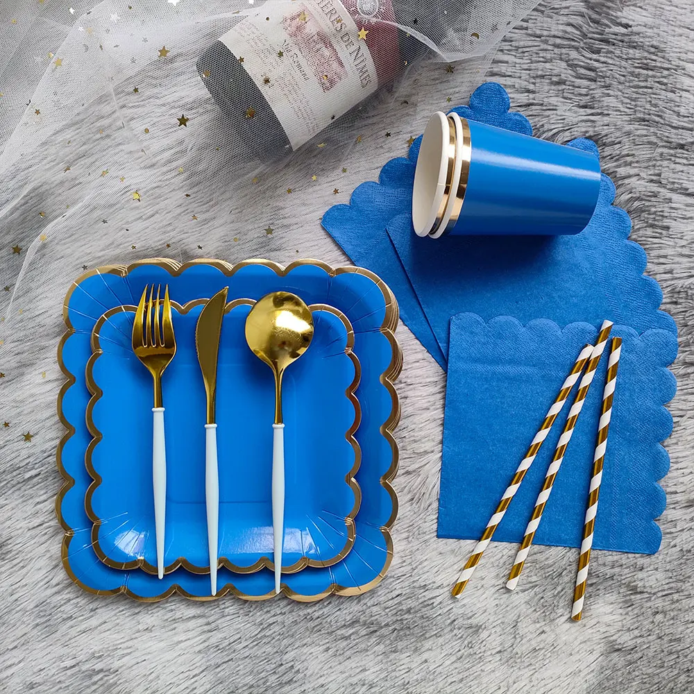 Navy Blue Dinnerware Set