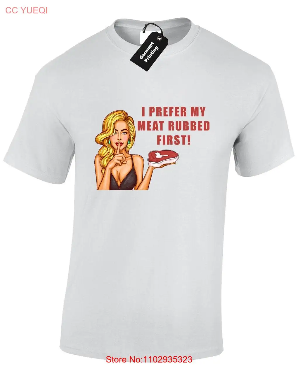 Мужская футболка Я льгот мое мясо забавная грубая жеарт дизайн подарок крутой