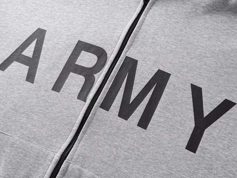 Фото Vultures YZY Kanye ARMY Серый пуловер с капюшоном на молнии для мужчин и женщин, уличная одежда лучшего качества с капюшоном №4