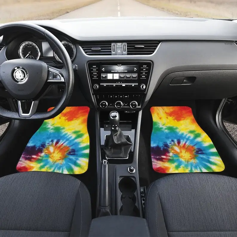 

Tie Dye Pattern Car Floor Mats, Car Floor Mats Set, Floor Mats for Car