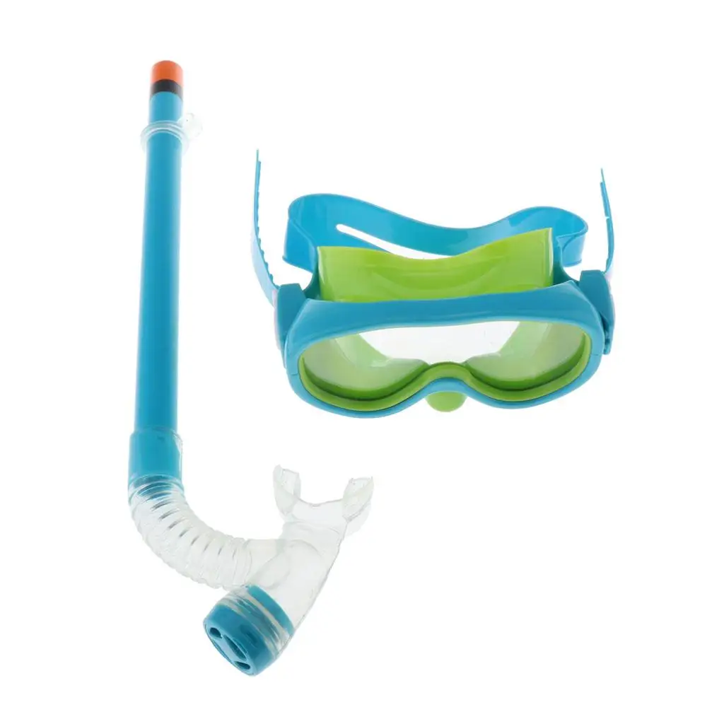 

Child Swim Anti-Fog Goggles Kids Snorkeling Diving with Breather Pipe