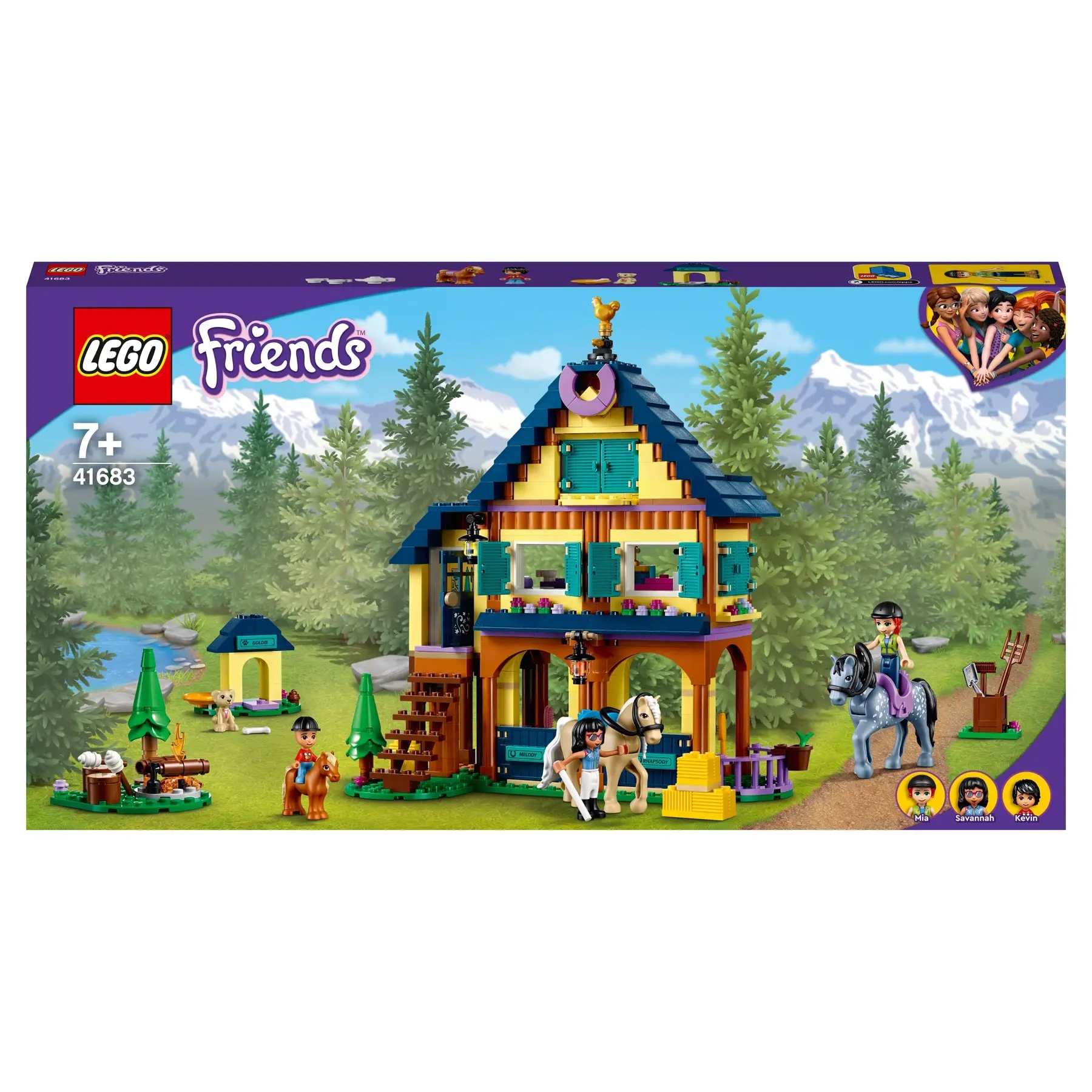 Конструктор LEGO Friends 41683 Лесной клуб верховой езды | Игрушки и хобби