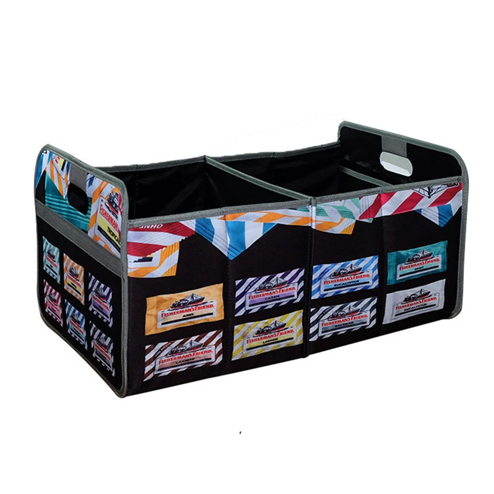 

Production of Oxford Cloth Color Printing Folding Auto Supplies Trunk Storage BoxS Car Gifts Portable Rear HomeS Appliance Coole