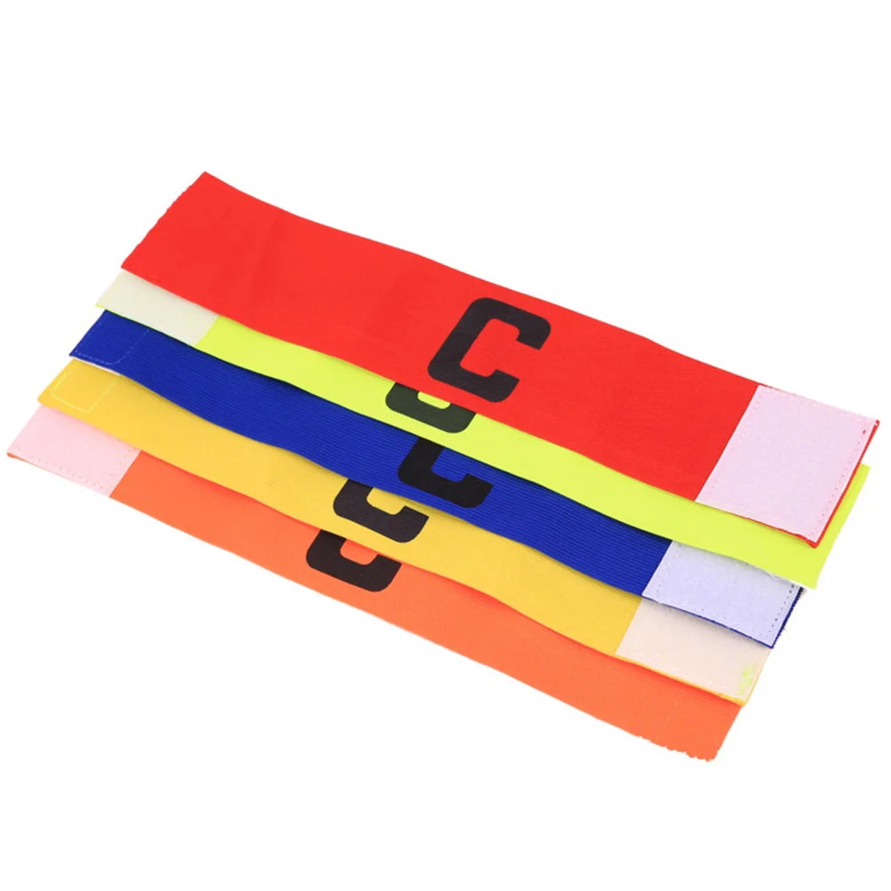 

5 футбольных эластичных повязок для капитана, регулируемые футбольные баскетбольные повязки, 5 цветов