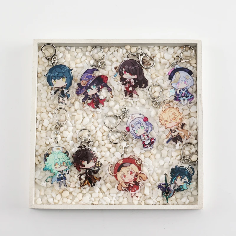 

Брелок Genshin Аниме Фигурка подвеска на рюкзаке брелок для косплея Мультяшные Поклонники Коллекция милый Декор подарок