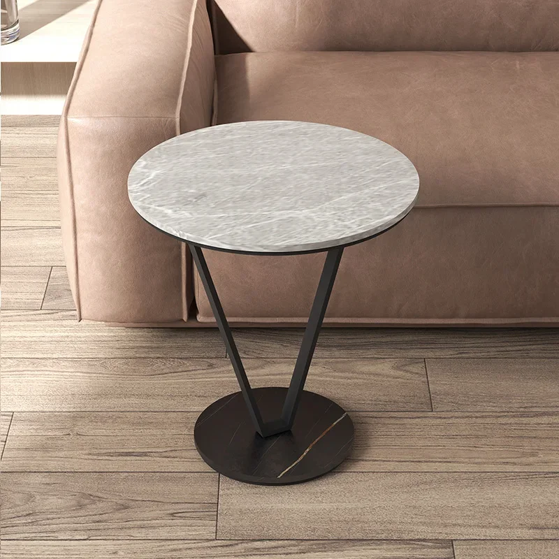 

Nordic Simple Coffee Cabinet Luxury Design Black Metal Legs Mobile Coffee Tables Living Room Floor Tavolino House Furniture
